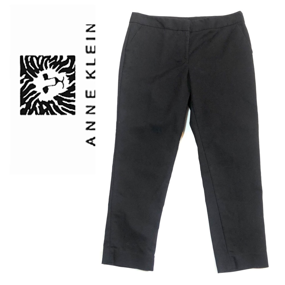 Ann Klein Black Ankle Pants 10